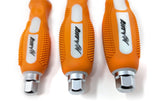 JIS (Japanese Industrial Standard) Screwdrivers #1, 2, 3 (Set of 3) Small Medium Large Metric Full Tang Solid Shaft Screw Driver 0059-006