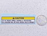 Rear Shock Cushion Sticker Mark Decal A3 Fits Honda FL 400R FL400R FL400 400 Pilot