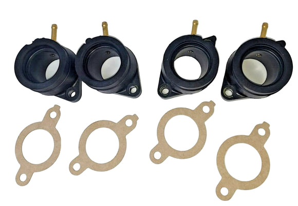Carburetor Intake Boot Set Fits Yamaha 86-90 FZ600 YX600 FZ/YX 600 Radian 0119-118