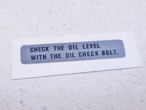 Transmission Oil Check Decal Label Fits Honda FL400R FL400 Pilot FL350R FL350 Odyssey