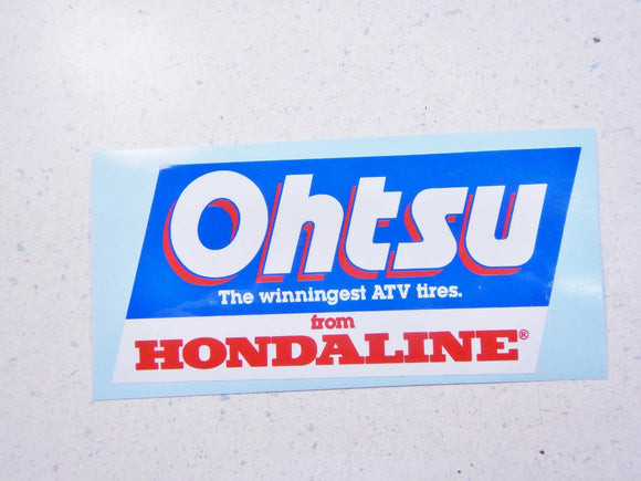 Hondaline Ohtsu Tire Mark Decal Fits Honda FL400R FL400 Pilot FL350R FL350 Odyssey Hondaline