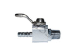 Universal 1/4 Inline Barb 1/4 NPT Gas Fuel Shut-Off Tap Valve 0139-501