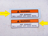 Hot Warning Sticker Mark Decal Fits Honda FL 400R FL400R FL400 400 Pilot
