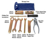 (9) Piece Metric Motorcycle ATV Tool Kit For Honda Yamaha Kawasaki Suzuki KTM Ducati 0059-010