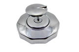 Optional Chrome Locking Gas Fuel Petrol Tank Filler Cap Lid with (2) Keys Fits Honda 0540-003