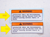 Operator Only Warning Label Decal Mark Fits Share Honda FL400R FL400 FL 400R 400 Pilot