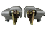 Front Right & Front Left Brake Caliper Set w/Pads Compatible with Polaris 0415-002/003