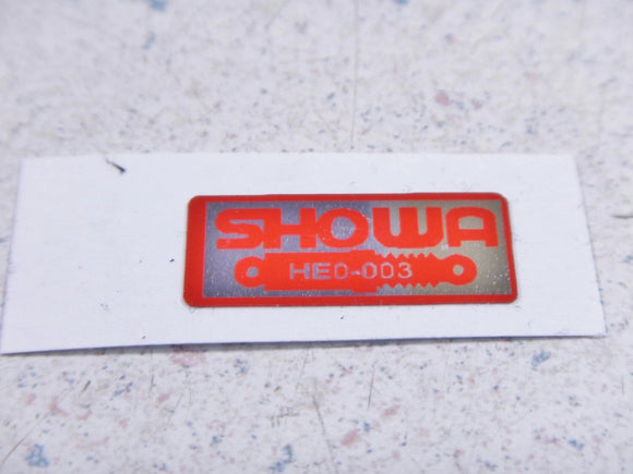 Shock Cushion Showa Sticker Mark Decal A4 Fits Honda FL 400R FL400R FL400 400 Pilot