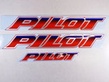 Tub & Body Sticker Decal Mark Emblem 3pcs Set Fits 89-90 Honda FL400R FL400 R Pilot