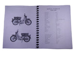 Printed Reproduction Honda CM90 CM 90 Parts Fiche Fish Exploded Diagram Book Manual Catalog