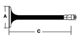 Engine Exhaust Valve Fits Suzuki 0169-004