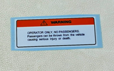 89-90 FL400R Pilot FL400 400R 400 R Hondaline Rear Bumper Operator Decal