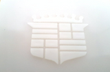 69-92 Cadillac Square C Pillar Courtesy Dome Sail Panel Light Lens w/Crest
