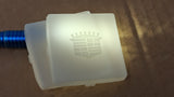 69-92 Cadillac Square C Pillar Courtesy Dome Sail Panel Light Lens w/Crest