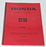 73 Honda ST90 ST 90 TrailSport Parts Fiche Fish Diagram Book Manual Catalog