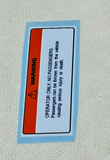 89-90 FL400R Pilot FL400 400R 400 R Hondaline Rear Bumper Operator Decal