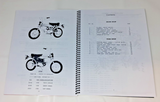 73 Honda ST90 ST 90 TrailSport Parts Fiche Fish Diagram Book Manual Catalog