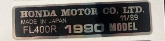FL400R 1990  Sticker Mark Decal