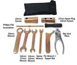 (9) Piece Metric Motorcycle ATV Tool Kit For Honda Yamaha Kawasaki Suzuki KTM Ducati 0059-010