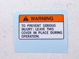 Pulley Clutch Cover Label Decal Mark Fits 89-90 Honda FL400R FL400 FL 400R 400 Pilot