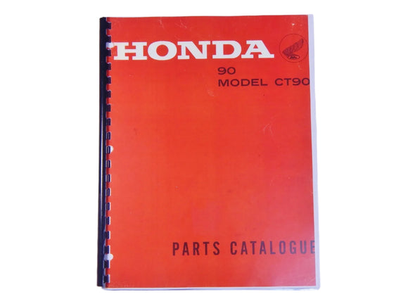 Printed Reproduction 66-68 Honda CT90 CT K0 Trail 90 Parts Fiche Fish Diagram Book Manual Catalog