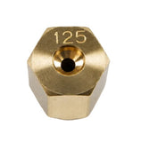 Carburetor Hex Main Jet #125 Compatible with Keihin 99101-357 Honda 0120-121