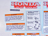Body Frame Motor Shocks Decal Sticker Mark Set Fits Honda FL 400R FL400R FL400 Pilot