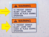 Pulley Clutch Cover Label Decal Mark Fits 89-90 Honda FL400R FL400 FL 400R 400 Pilot