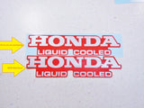 Decal Sticker "Liquid Cooled" Honda FL 400R FL400R FL400 R Pilot RR Fender Mark